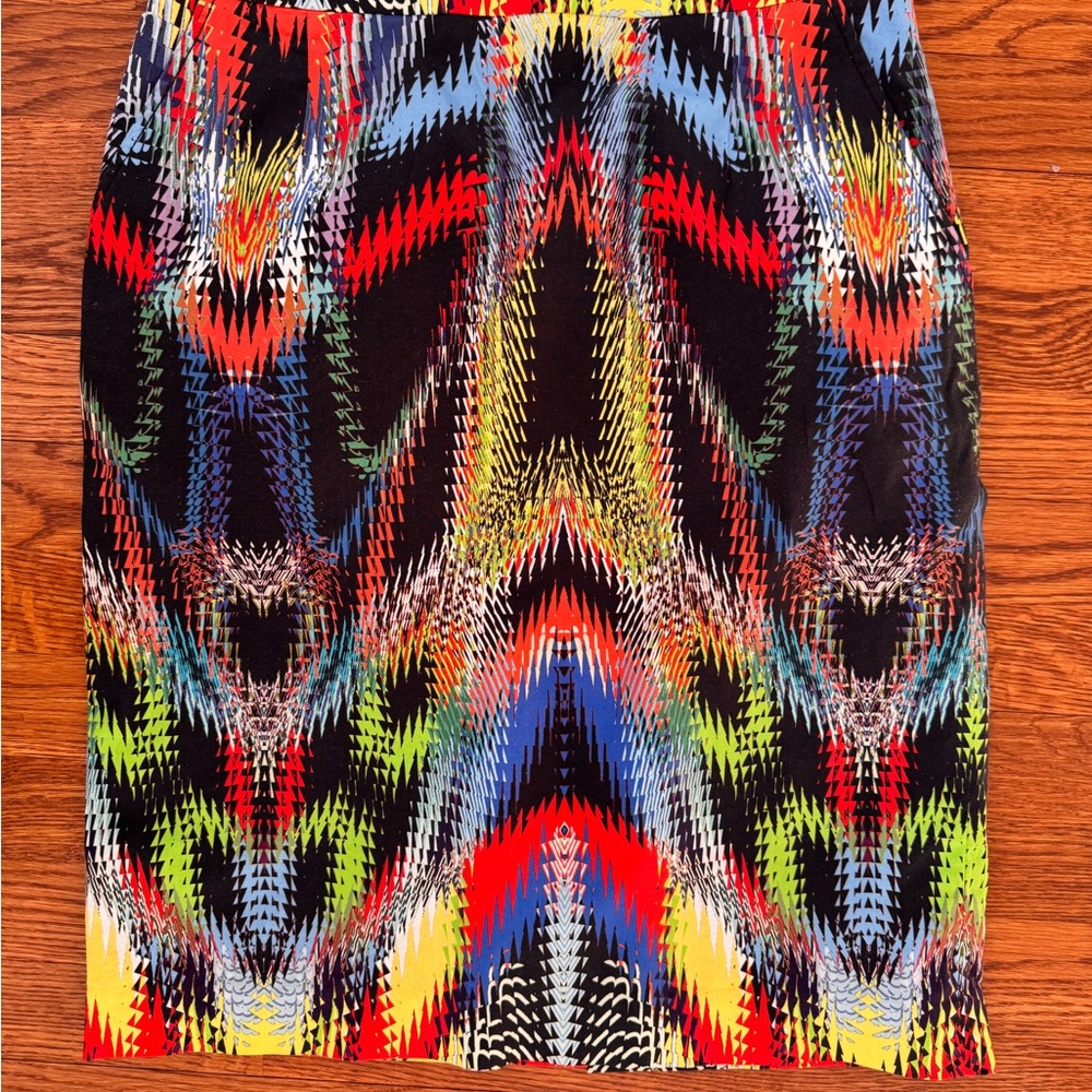 Missoni Multicolor Abstract Pencil Skirt